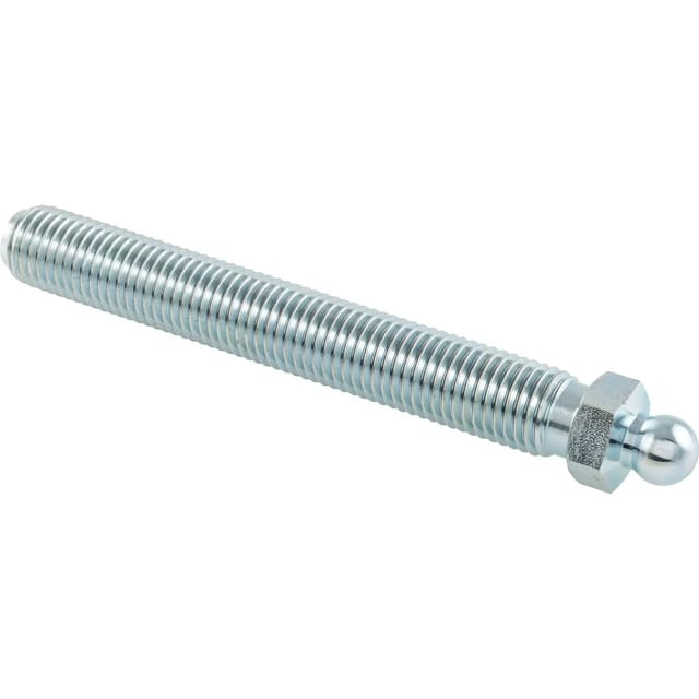 Fath Gewindestange M16x150mm für Gelenkstellfuß metrisch Kugel 15 - Maschinenfuß, Stahl verzinkt - 10 Stück