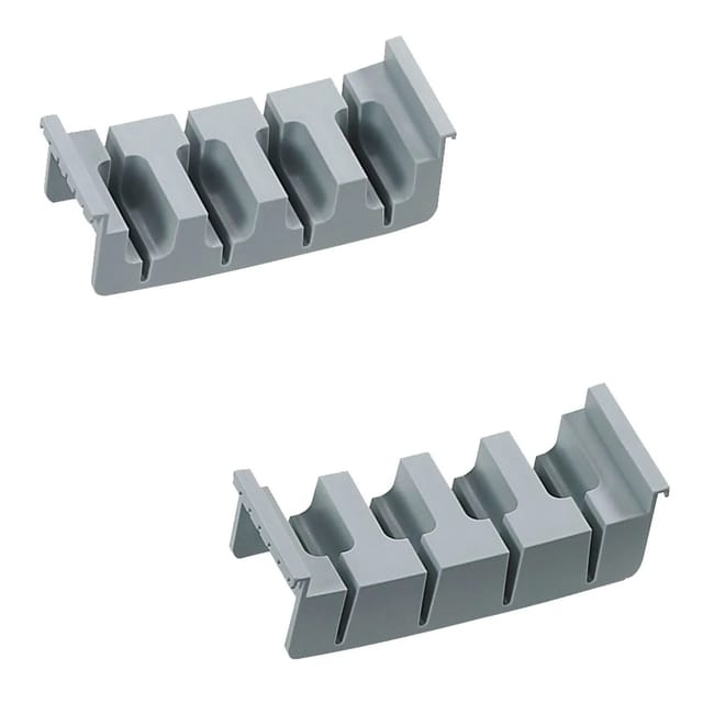 Messereinsatz Cuisio 146x44x53 Messer Schubladeneinsatz Organizer für 4 Messer, Kunststoff grau - Ninka