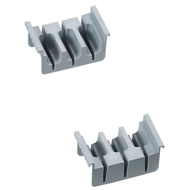 Messereinsatz Cuisio 96x44x53mm Messer Schubladeneinsatz Organizer für 3 Messer, Kunststoff grau - Ninka