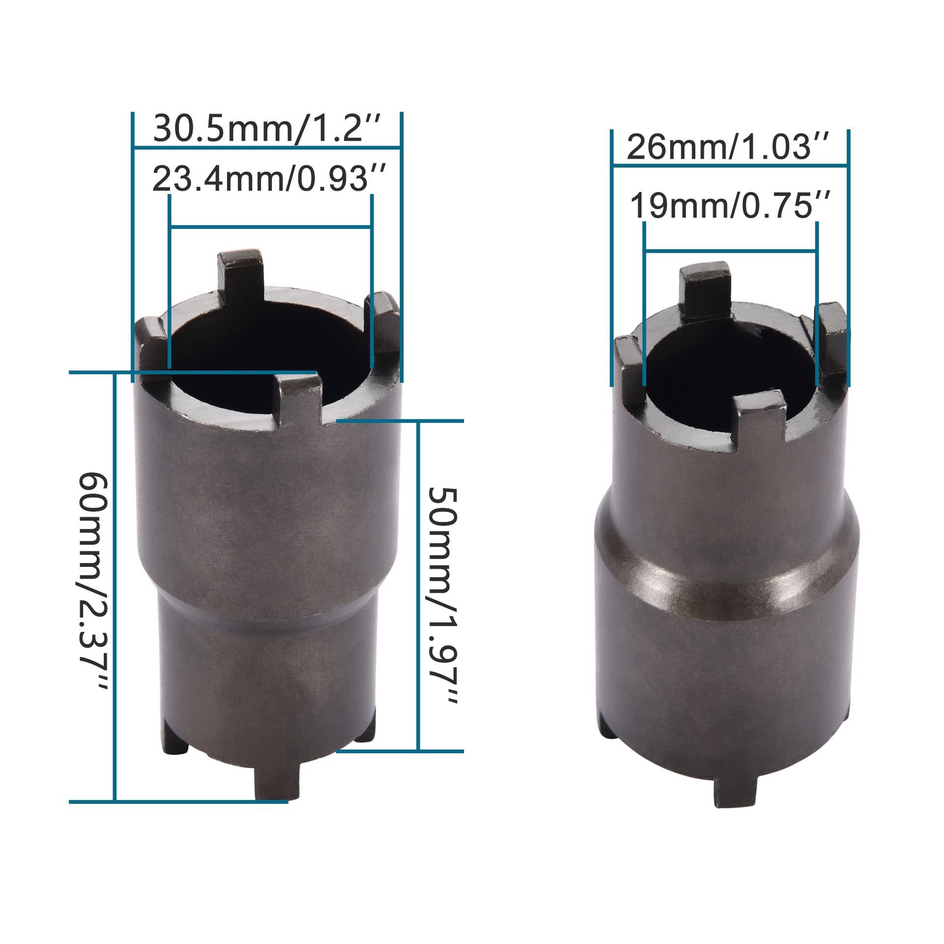 Zündspulen-demontagesatz, Doppelkopf-reparaturwerkzeug, Magnetabzieher, 24-mm-halterung