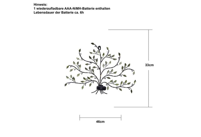 Deko-Wandlicht Tree of Life - Star Trading