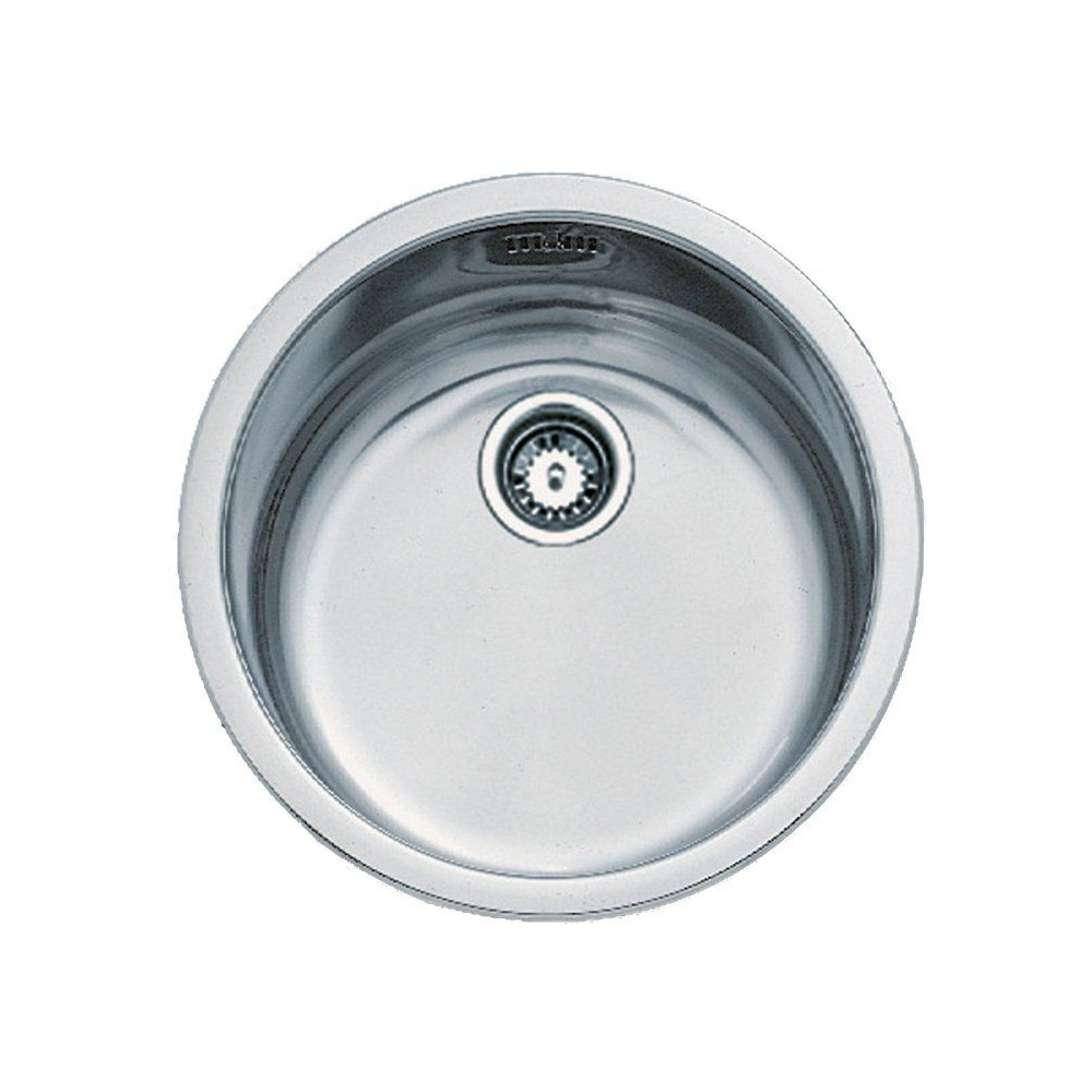 Einbauspüle Rund Teka Redondo 45 1b Polierter Edelstahl 1 Becken Ø450 Mm