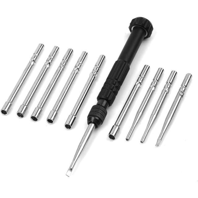 Lntyq 10-teiliges Vergaser-Einstellwerkzeug-Set für gängige 2-Takt-Vergaser