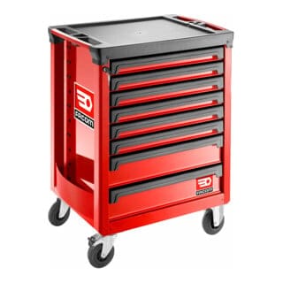 FACOM Werkstattwagen ROLL, 8 Schubfächer 3 Module, rot
