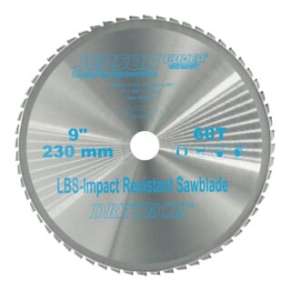 Jepson - HM-Sägeblatt Drytech D=230x25,4x1,4mm 60Z für Stahl dünnwandig lbs schockresistent