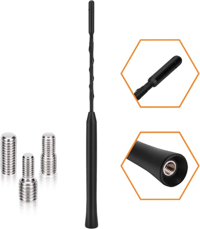 23 Cm Autoantenne, Ukw-dab-antenne, Autoradio-antenne, Dachantenne Für Optimalen Am/fm-empfang Mit Super Kompatibilität M4, M5, M6 - Csparkv
