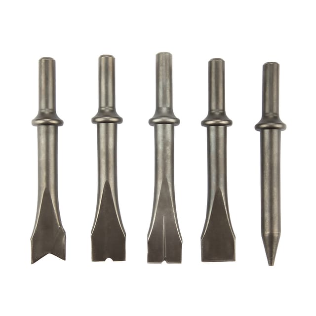 Zoternen - 5-teiliges Drucklufthammer-Meißel-Set, Drucklufthammer-Bit-Set für pneumatische Bohrhämmer 150/190/250
