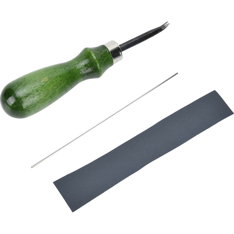 Professionelles Fasenwerkzeug 0,6 Mm–1,4 Mm, Diy-lederkantenschneidewerkzeug, Lederhandwerkszubehör (1,2 Mm)