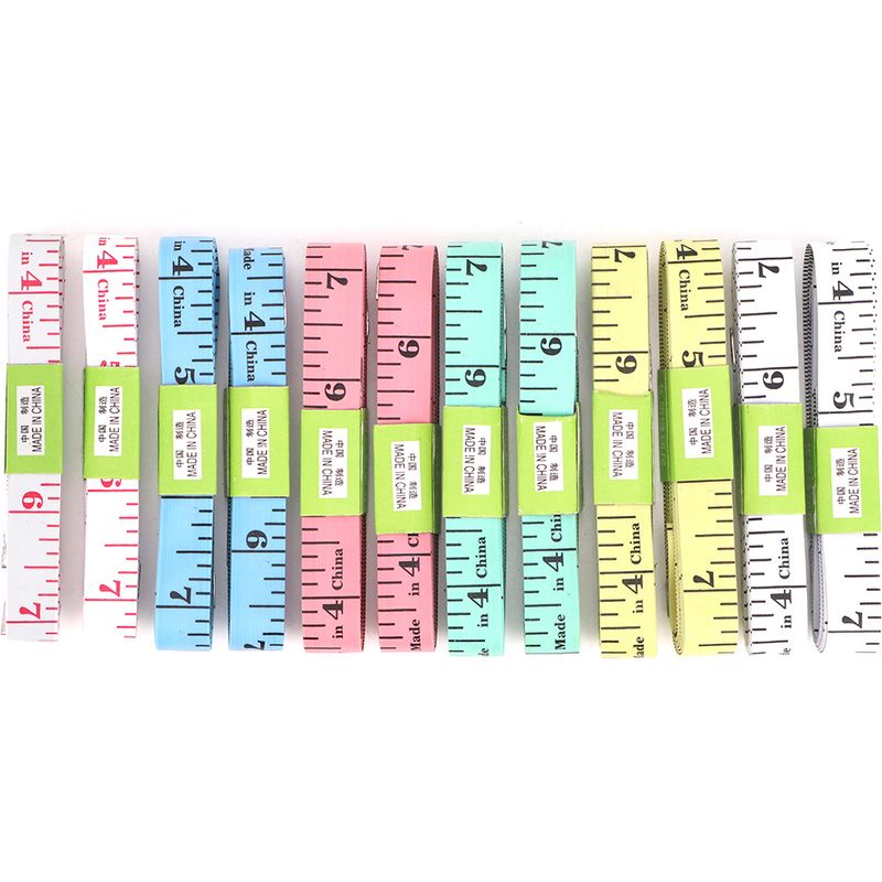Set Mit 12 Metern Flexiblem 150 Cm/60"-nähband Für Schneider, Flaches Körpermaßband
