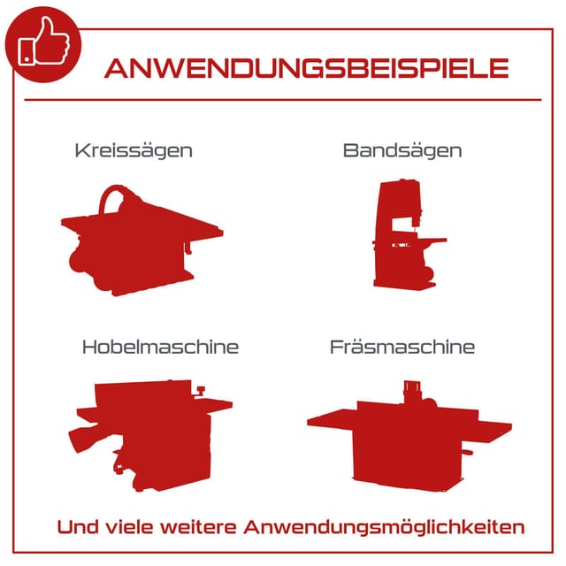Absauganlage PX-AS-550 Practixx 75L Volumen 550W Luftleistung 1150m3/h 4-tlg Set + 5x Säcke