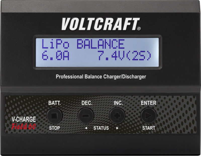 [neuwertig] B-ware Voltcraft Modellbau Multifunktionsladegerät Lipo Liion 12v 6a V-charge 60dc