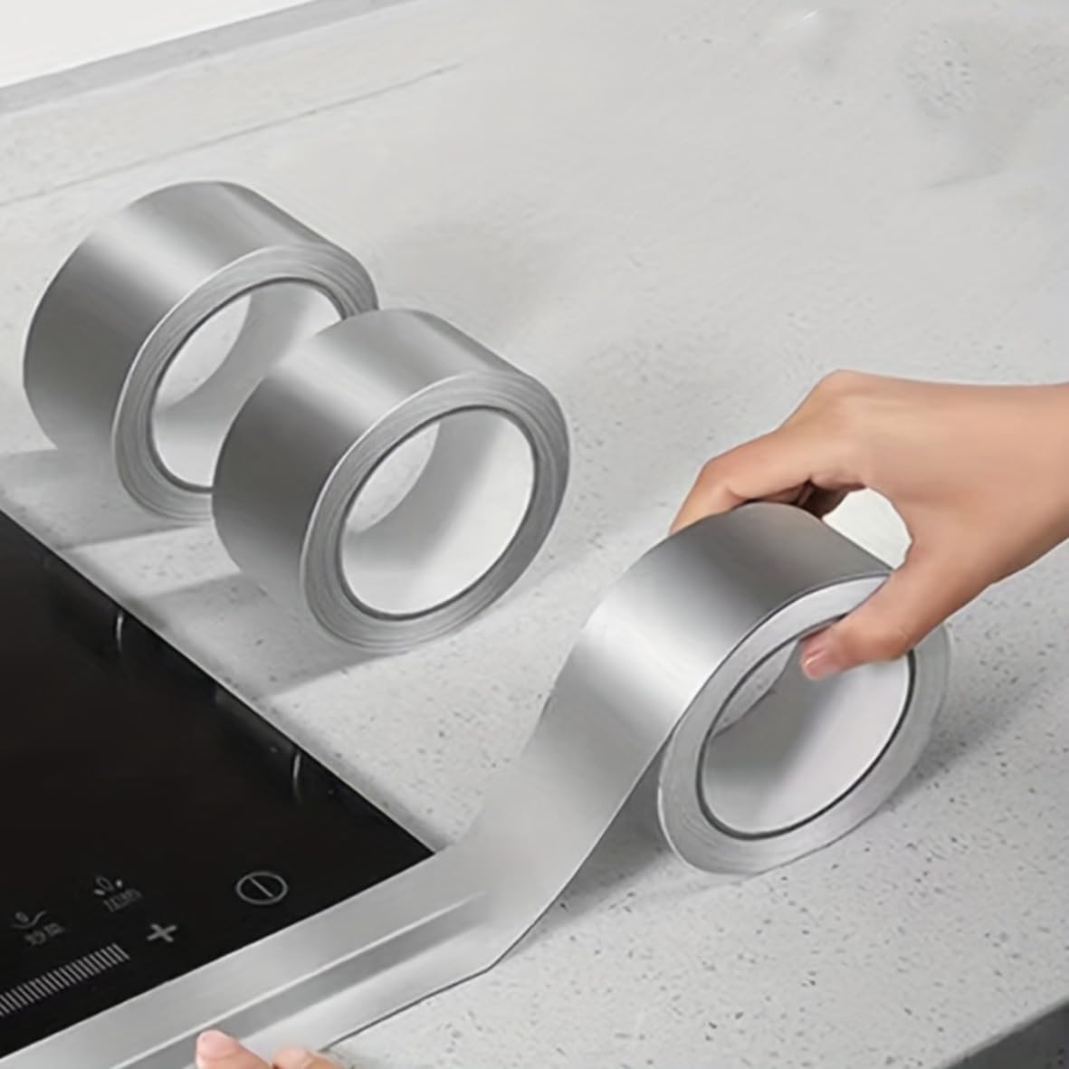 Aluminium-klebeband 5 Cm X 5 M, 1 Rolle, Wasserdicht Und Hitzebeständig – Zum Abdichten, Reparieren, Isolieren Und Belüften