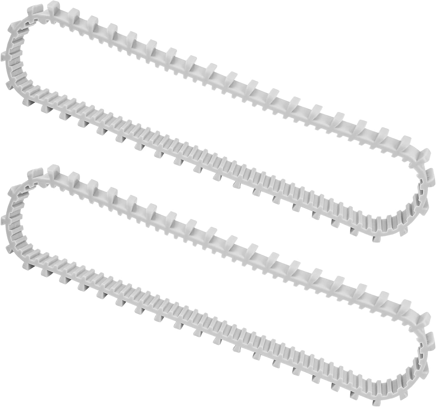 Set Mit 2 Dolphin Maytronics Roboter-zuführschienen Mit Der Teilenummer 9985006-r2 – 30,5 X 30,5 X 2,5 Cm – Grau