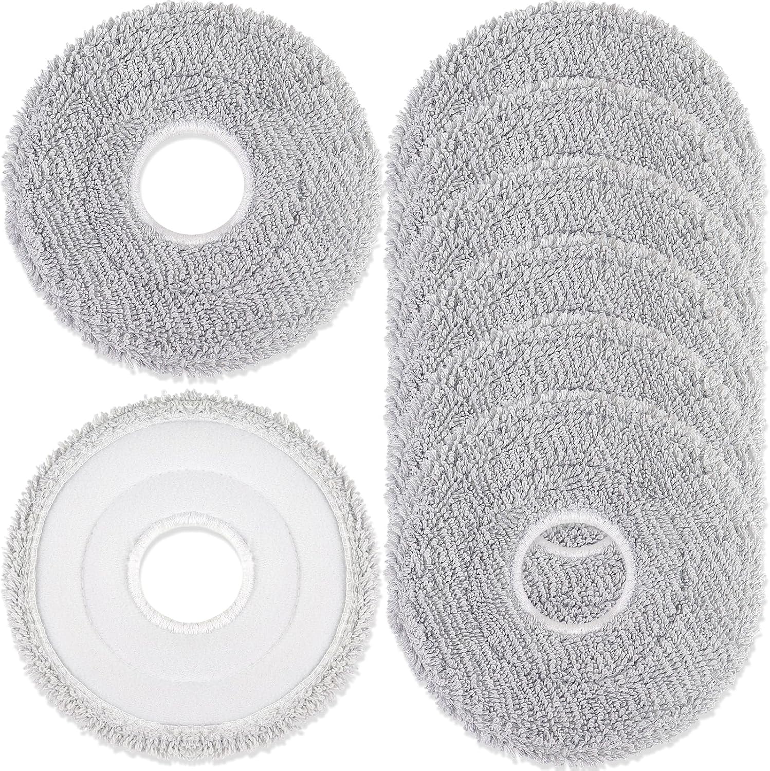 Set Mit 8 Ersatz-wischpads Für Xiaomi X20+/x20 Pro/max/5/s40/h50 Pro Und Dreame L10s/l10/l20/x40/l40/a/ae/l40s/x50/l50s/l50 Pro Ultra Saugroboter – Wiederverwendbar Und Waschbar