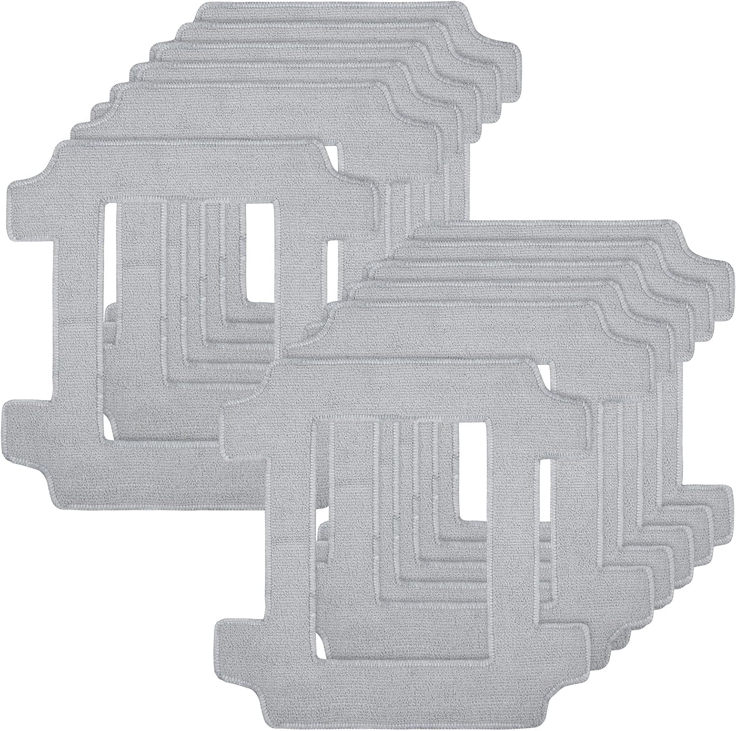 12er-pack Reinigungstücher Für Ecovacs Winbot W2s / W2s Omni Fensterreinigungsroboter, Wiederverwendbare, Waschbare Mikrofasertücher