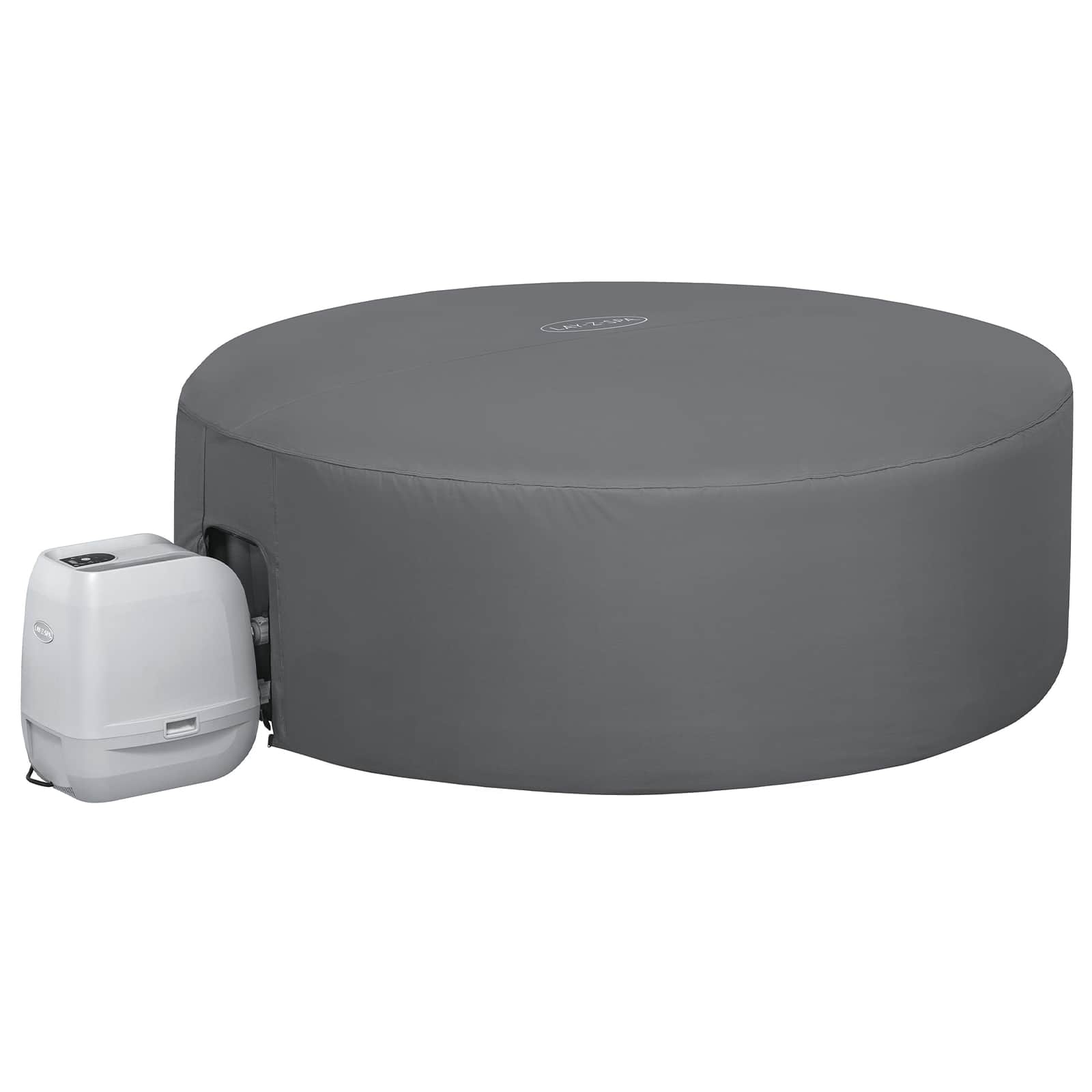 Maison Exclusive - Spa-abdeckung Pvc Und Pom Grau