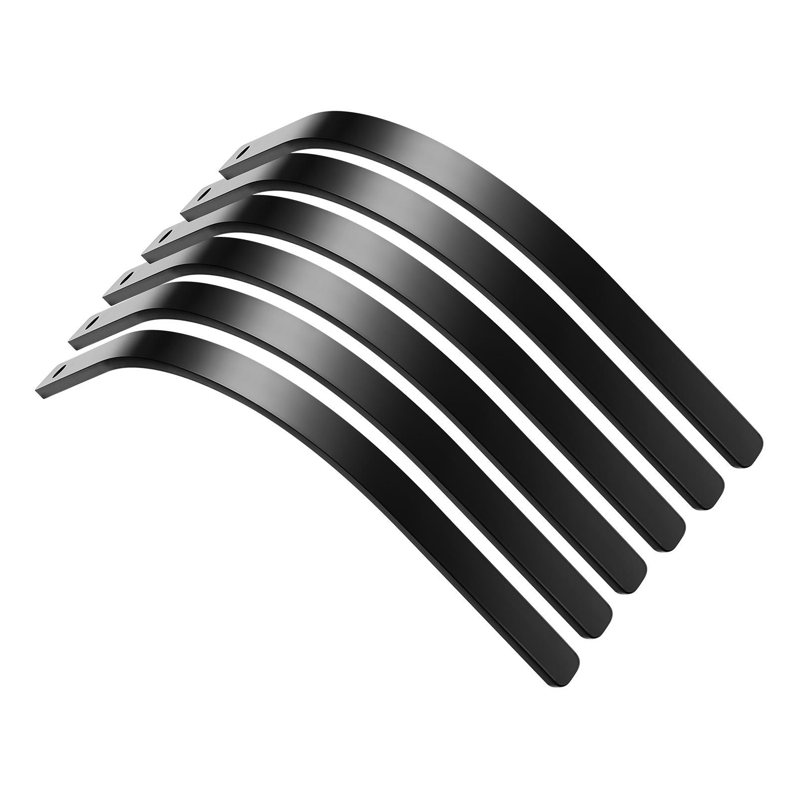 Mophorn Ersatzzinken Für Rasentraktor-heurechen, 6er-pack, Mit Bolzenbefestigung, 11-mm-bolzenloch, Robustem Und Wärmebehandeltem Stahl, Ideal Als Ersatzteile Für Heurechen