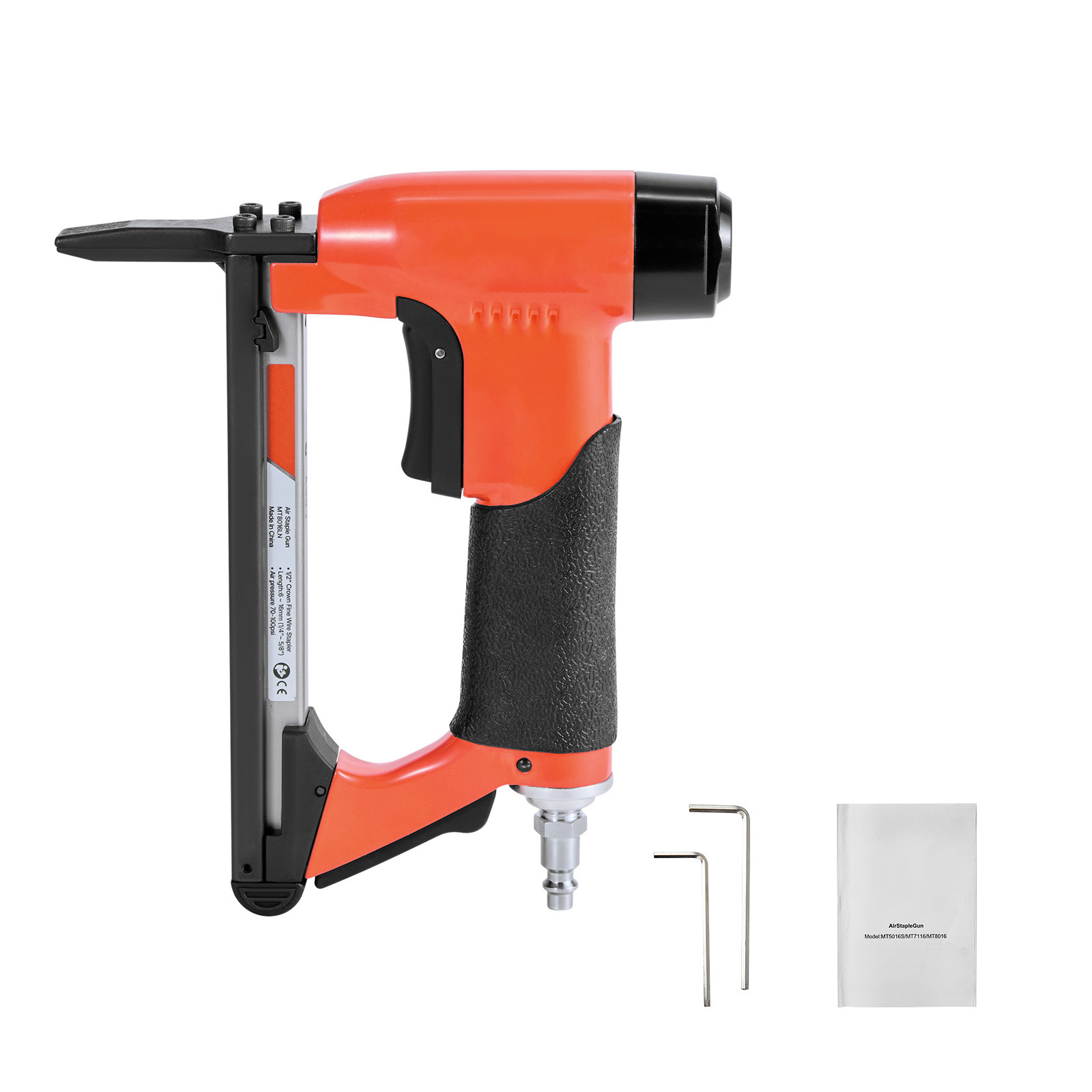 Mophorn Drucklufttacker Mit Langnase, Geeignet Für Feindrahtklammern Der Serie 80, 12,8 Mm Breite, 6–16 Mm Länge, Max. 150 Klammern – Ideal Für Polsterarbeiten, Holzprojekte Und Heimwerkeranwendungen