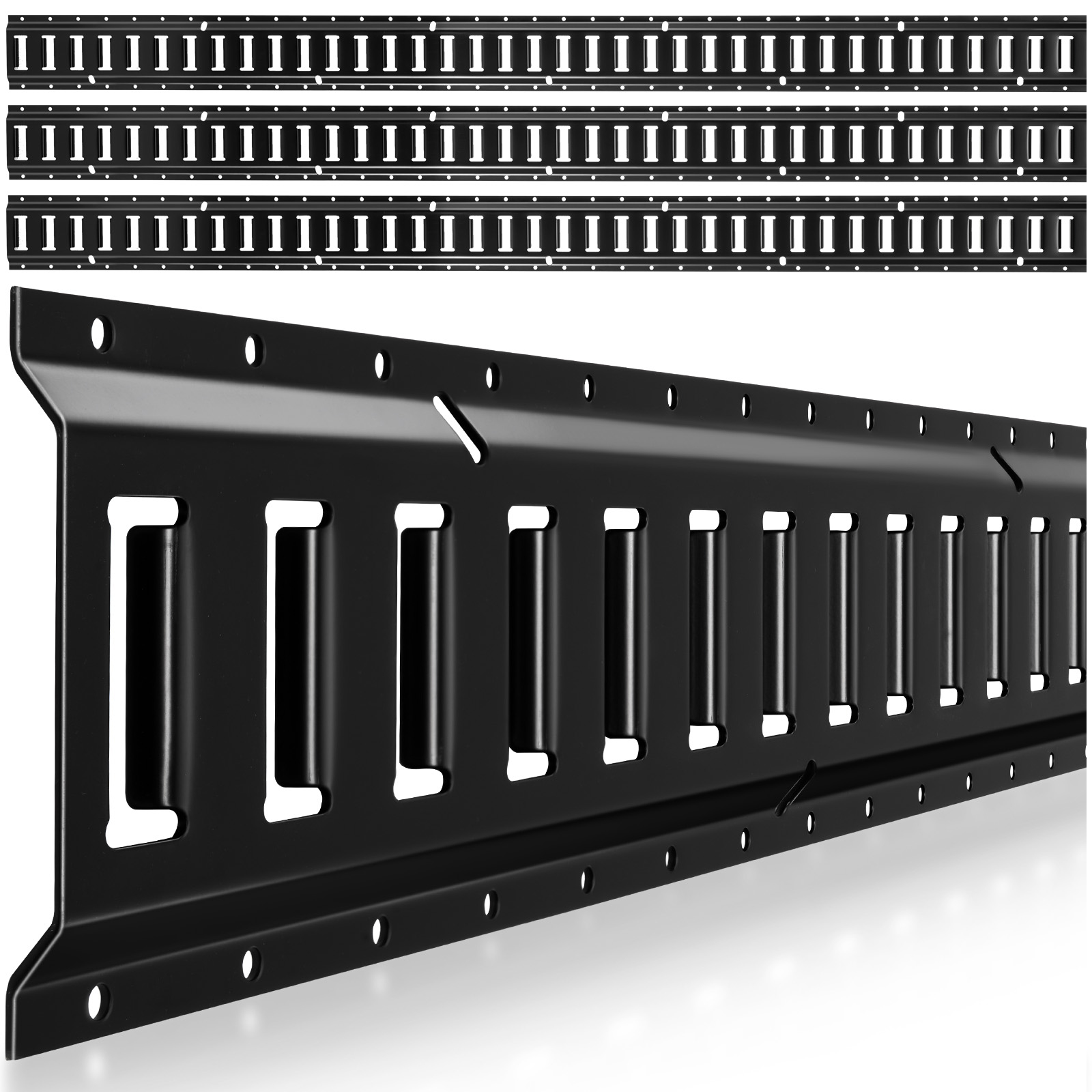 Mophorn E-track-zurrschienen, 4er-pack, 2,3 M Lange Schienen Zur Sicherung Von Fracht Und Schweren Lasten Bis Zu 909 Kg, Ideales Zurrsystem Für Anhänger, Garagen, Transporter Und Atv-befestigungen