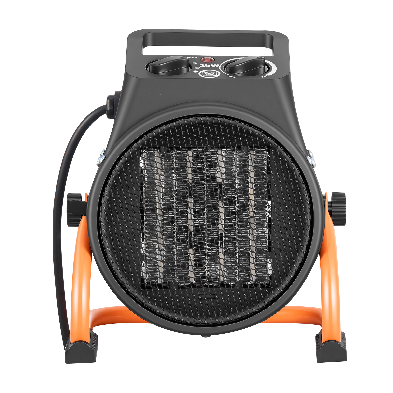 Mophorn Elektrische Gewächshausheizung 2000w, Ptc-heizlüfter Mit Ventilatorfunktion & 2 Heizmodi, Tragbarer Heizlüfter Mit Überhitzungsschutz & 15° Einstellbarem Heizwinkel, Gartenhäuser