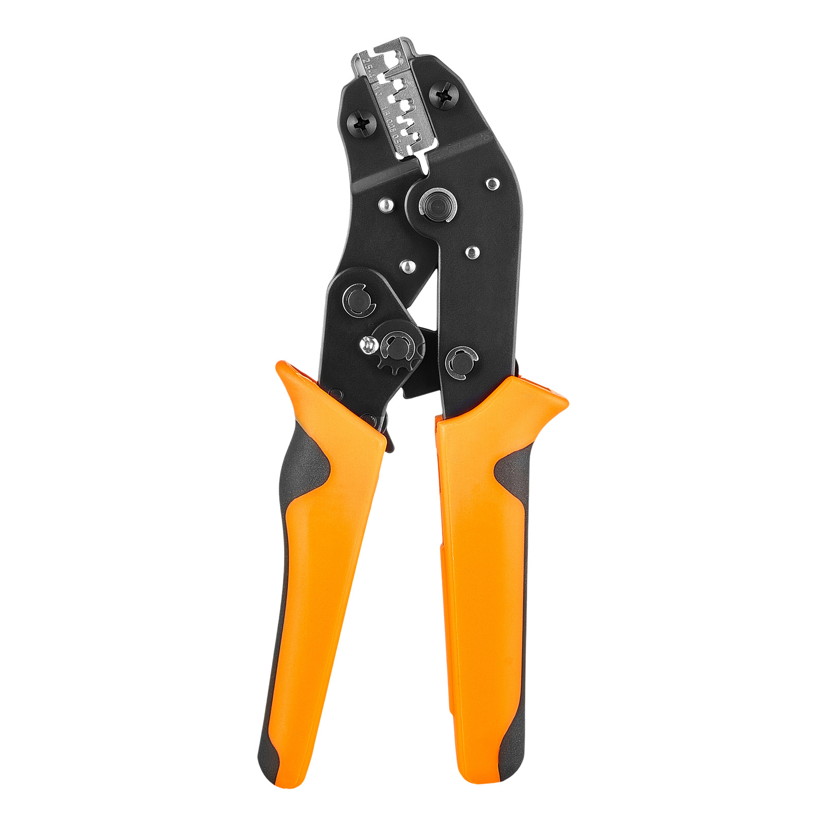 Mophorn Crimpzange Mit Ratschenmechanismus 0,25-4 Mm², Kabelschuhzange Mit Metrischen Und Awg-markierungen, Schnellverschluss Und Einstellbarem Anpressdruck Für Verschiedene Anschlüsse