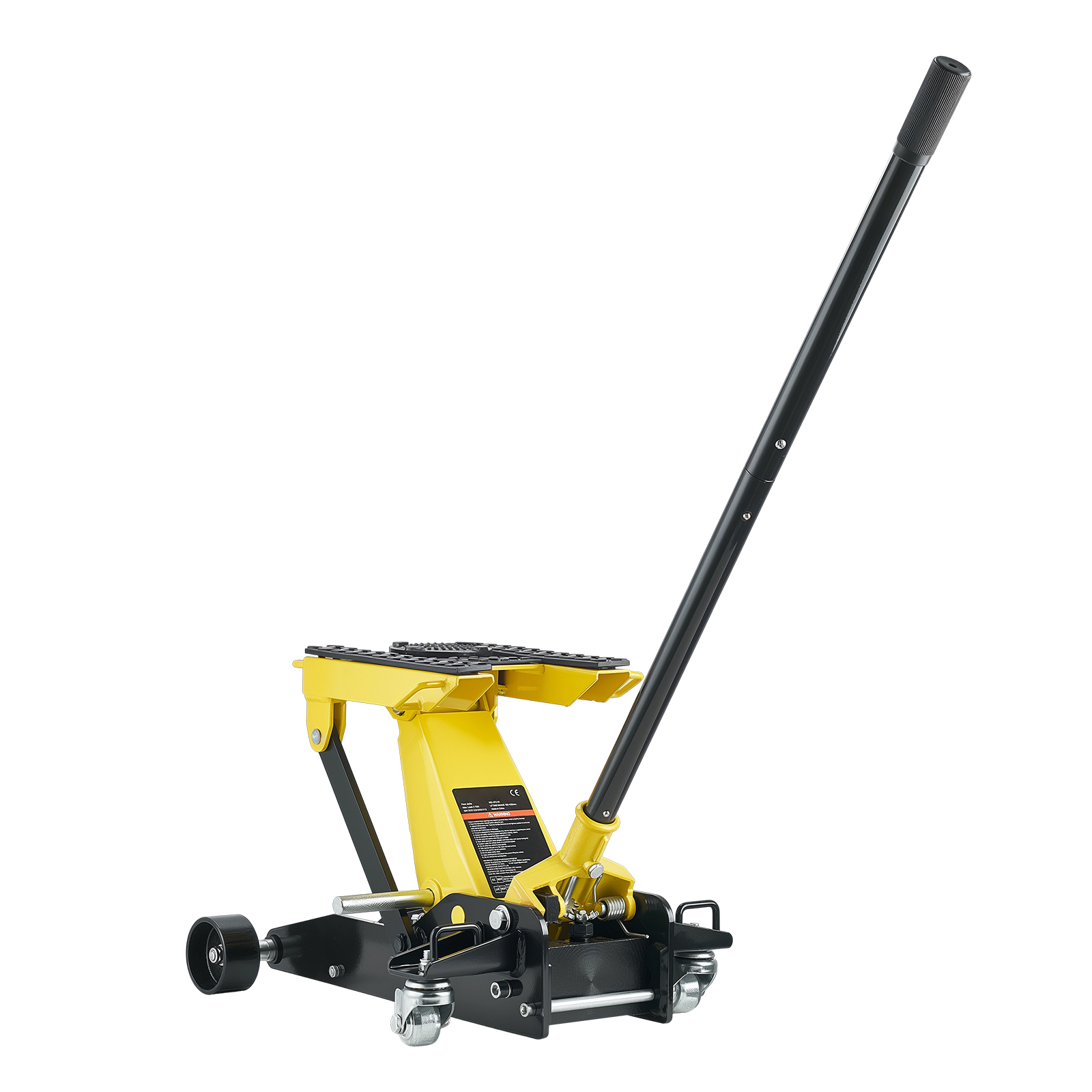 Mophorn Hydraulischer Rangierwagenheber 2 T Tragkraft, Flacher Wagenheber Aus Stahl Mit Einkolben-schnellhubpumpe, Fahrzeugheber Für Autos, Motorräder Und Atvs,150–435 Mm Hubhöhe, Werkstattwagenheber