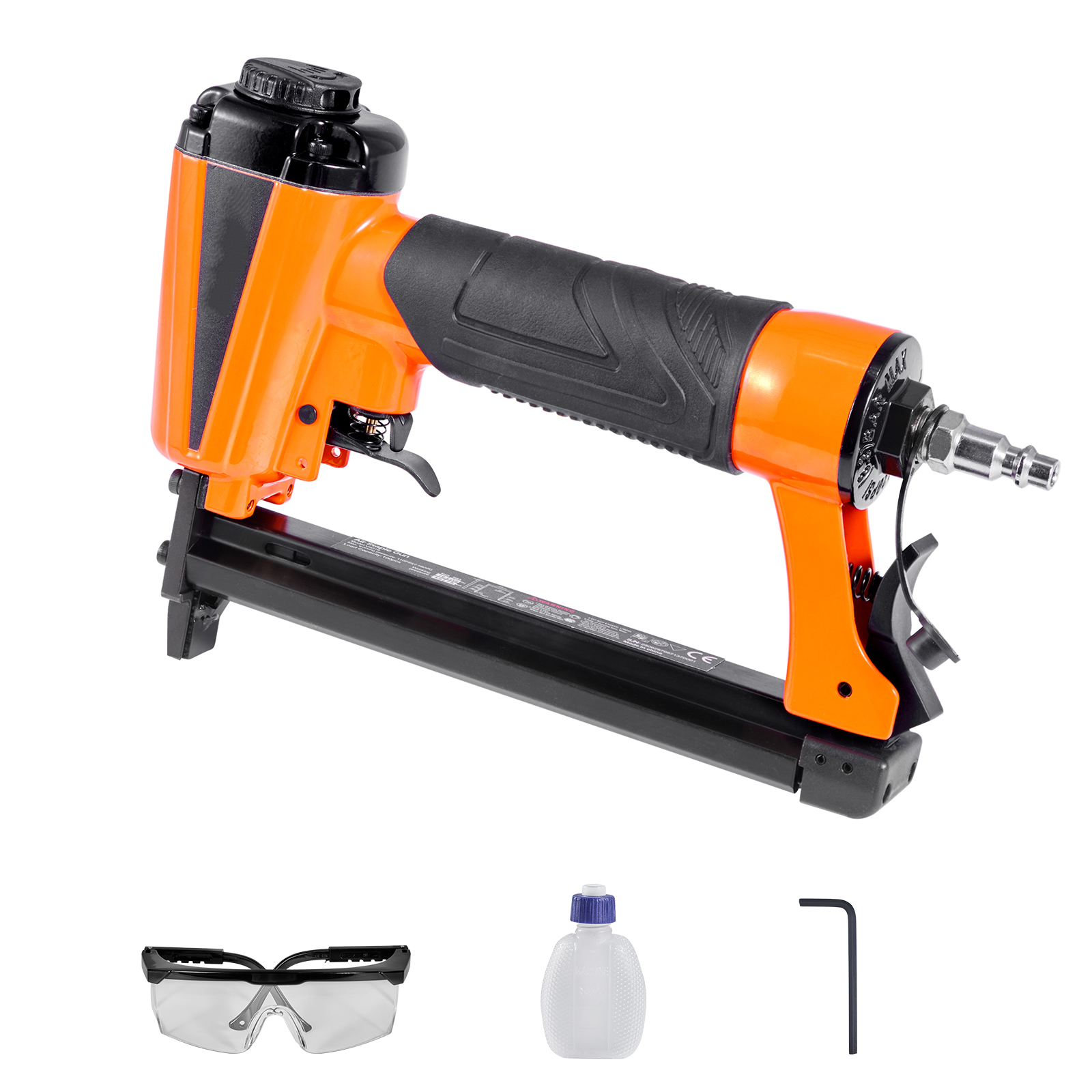 Mophorn Druckluft-tacker Für 80er-serie, 12,8 Mm Krone, 6–16 Mm Klammerlänge, 70–110 Psi, Geeignet Für Holzarbeiten, Polsterungen, Bastelarbeiten Und Heimwerkerprojekte