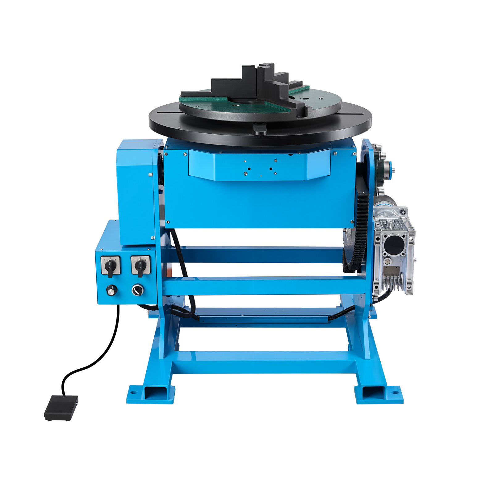 Mophorn Schweißdrehtisch 400 W, Schweißpositionierer 500 Kg, Neigungswinkel -45° Bis 90°, Regelbare Drehzahl 0,2–2 U/min, Elektrisch & Mit Fußpedal, Geeignet Für Schneiden, Schleifen & Montagearbeiten