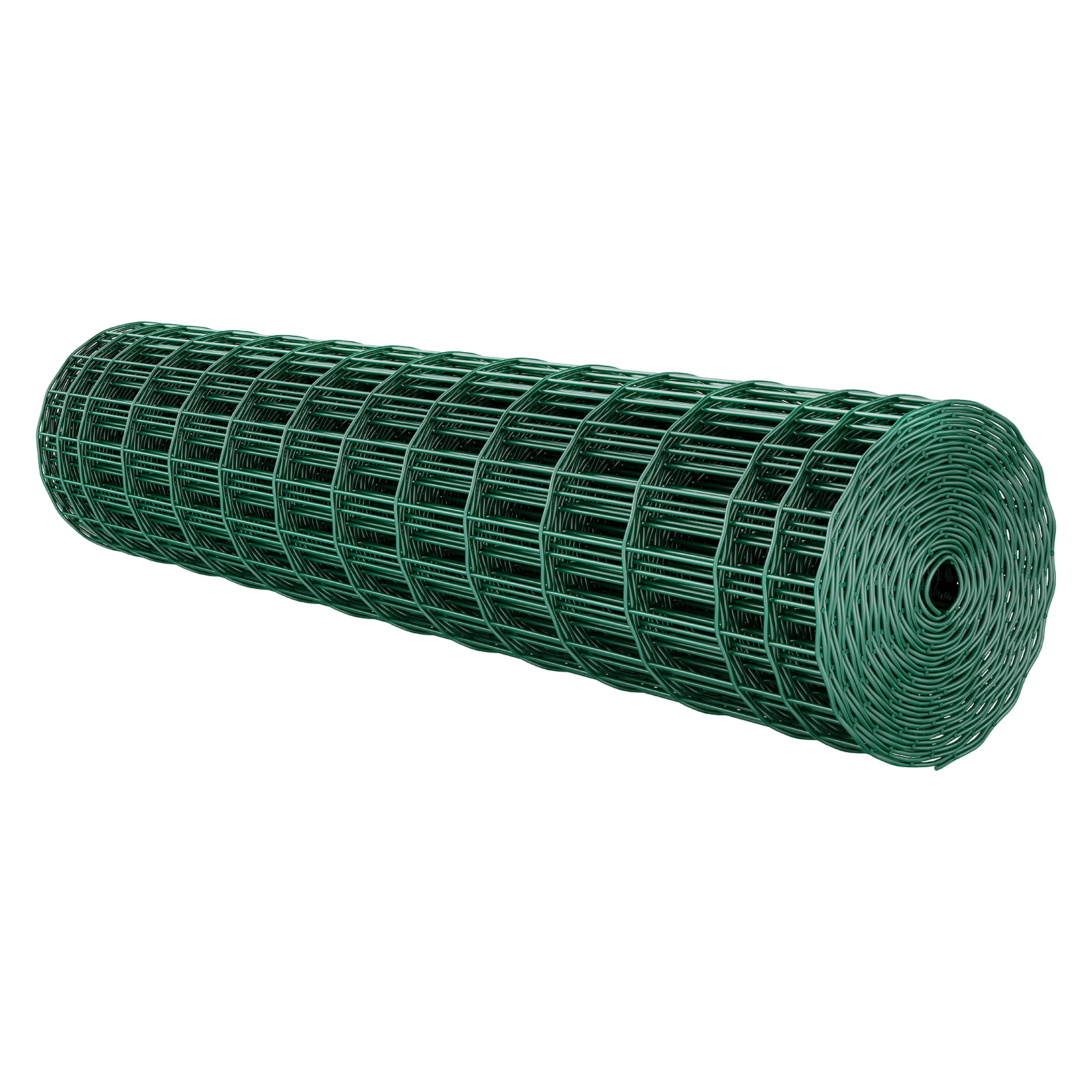 Mophorn Gartenzaun, 1,2 X 25 M, Maschendraht-zaun 2,1 Mm, Verzinkter Stahldraht, Ideal Für Rinder, Schweine Und Schafe, Vinylbeschichteter Gitterzaun Für Tiergehege, Käfige Und Gärten, Grüne Farbe.