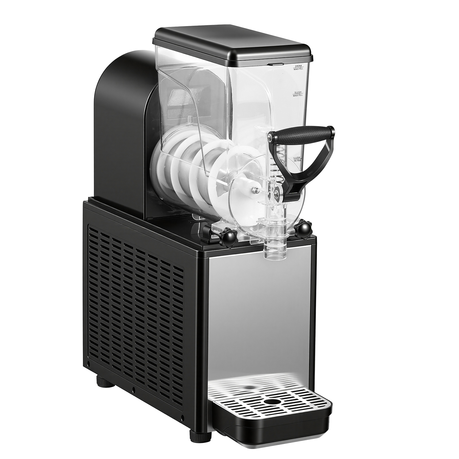 Mophorn Slush-eis-maschine 6 L, Gewerbliche Eismaschine Mit Selbstreinigungsfunktion, Getränkemaschine Für Restaurants, Bars Und Partys, Geeignet Für Slush-eis, Margaritas Und Milchshakes