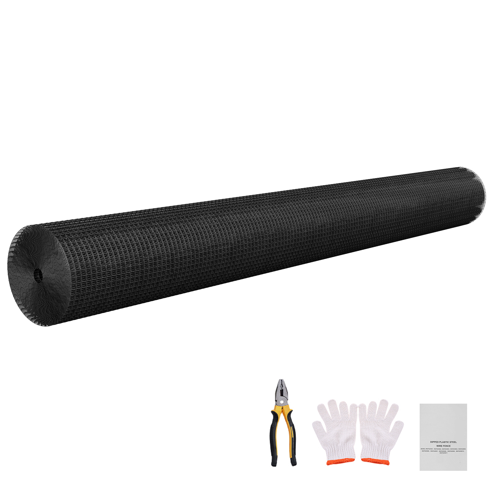 Mophorn Gartenzaun 183 Cm X 30,48 M, Maschenweite 1,27x1,27 Cm, Φ1,06 Mm Verzinkter Drahtzaun, Vinylbeschichteter Maschendrahtzaun, Schweißgitter Für Gartenpflanzen, Kaninchen Und Geflügel
