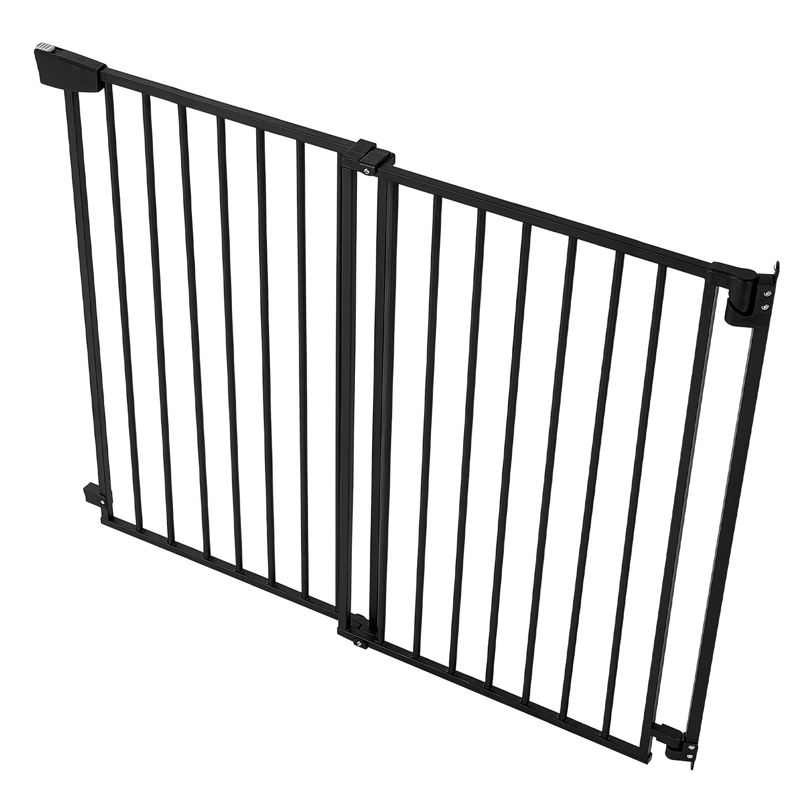 Mophorn Treppenschutzgitter Mit Verstellbarer Breite Von 778-1210 Mm, 920 Mm Hohe Türbarriere, Kinderschutzgitter Mit Montageset (ohne Bodenstange), Ideal Für Treppen, Und Wohnbereiche, Schwarz