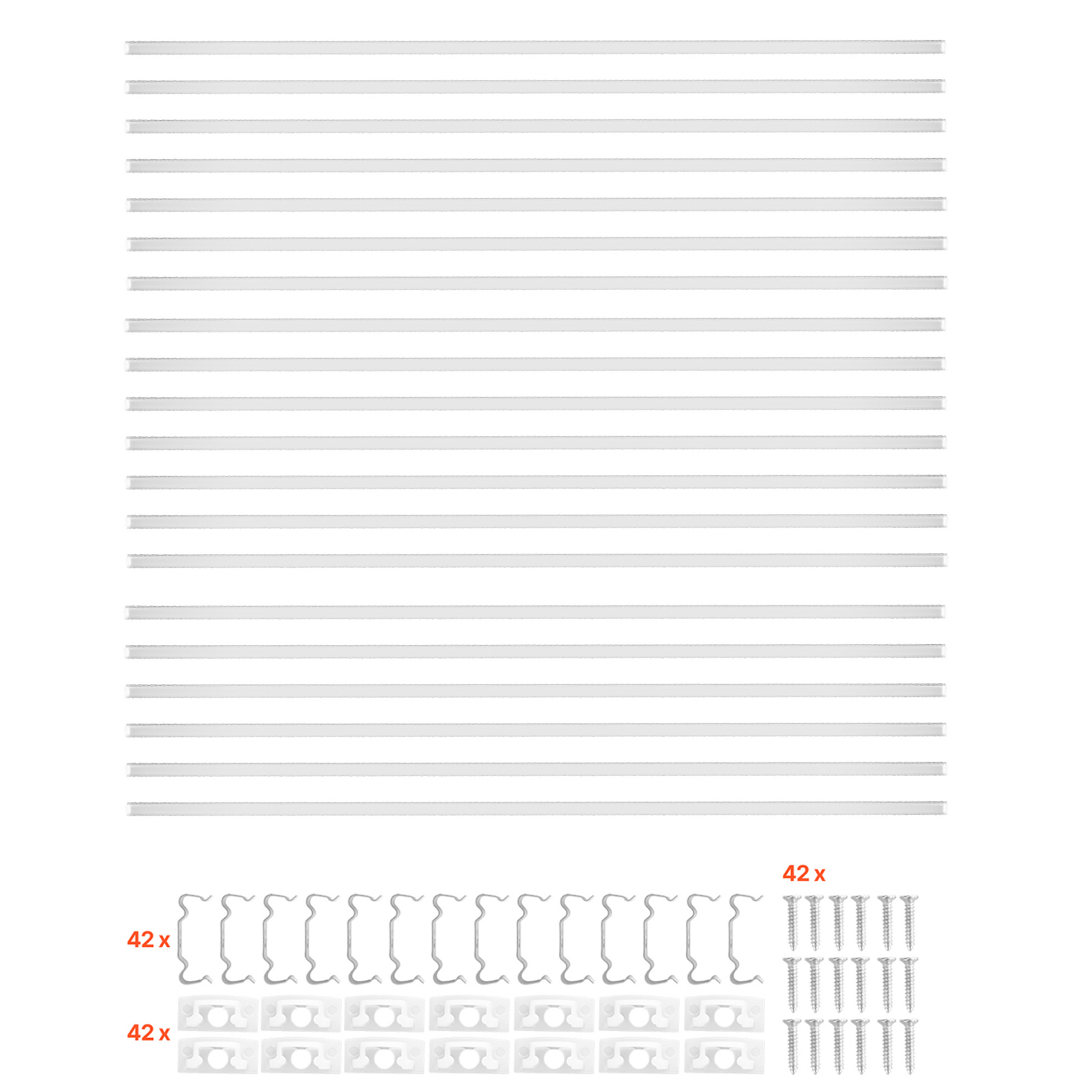 Mophorn Led Profil 20er-pack 1 M, Aluminiumprofile Mit Matter Abdeckung, Inklusive Endkappen Und Befestigungsclips, Kanäle Und Diffusor Für Led-streifen, Geeignet Für Unterbau-arbeitsplatten, U-form