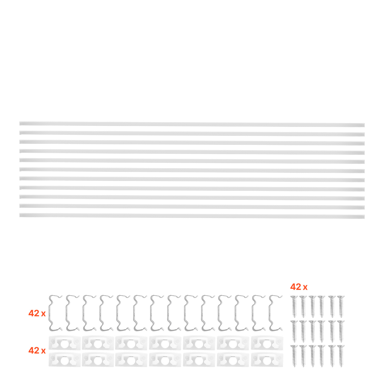 Mophorn Led-profil 10er-set 2 M, Aluminiumprofile Mit Matter Abdeckung, Inklusive Endkappen & Befestigungsclips, Kanäle, Diffusor, Leiste, Geeignet Für Led-streifen, U-form, Plus-größe
