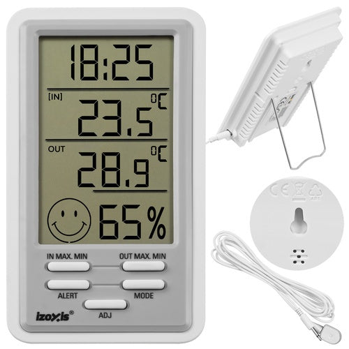 Drahtlose Wetterstation Mit Lcd-display Und Alarm