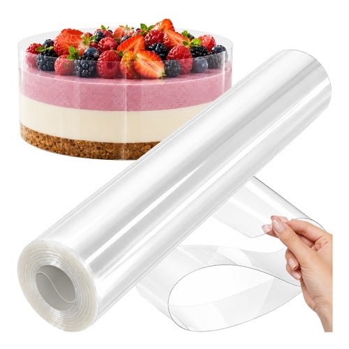 Zuckerglasur-randfolienrolle 20 Cm X 10 M Für Torten