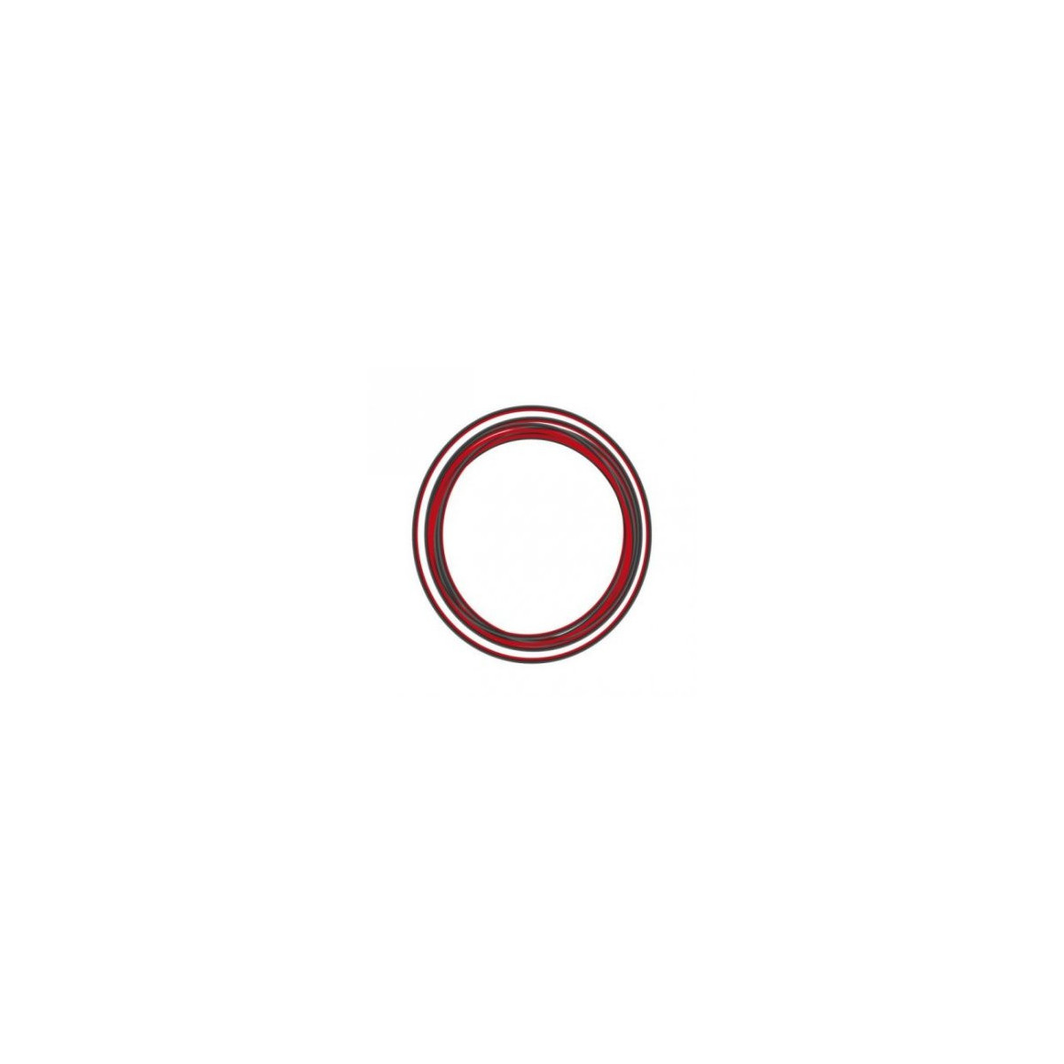 Ekon Lautsprecher-audiokabel 2x2,5 Mm 20 M Schwarz-rot