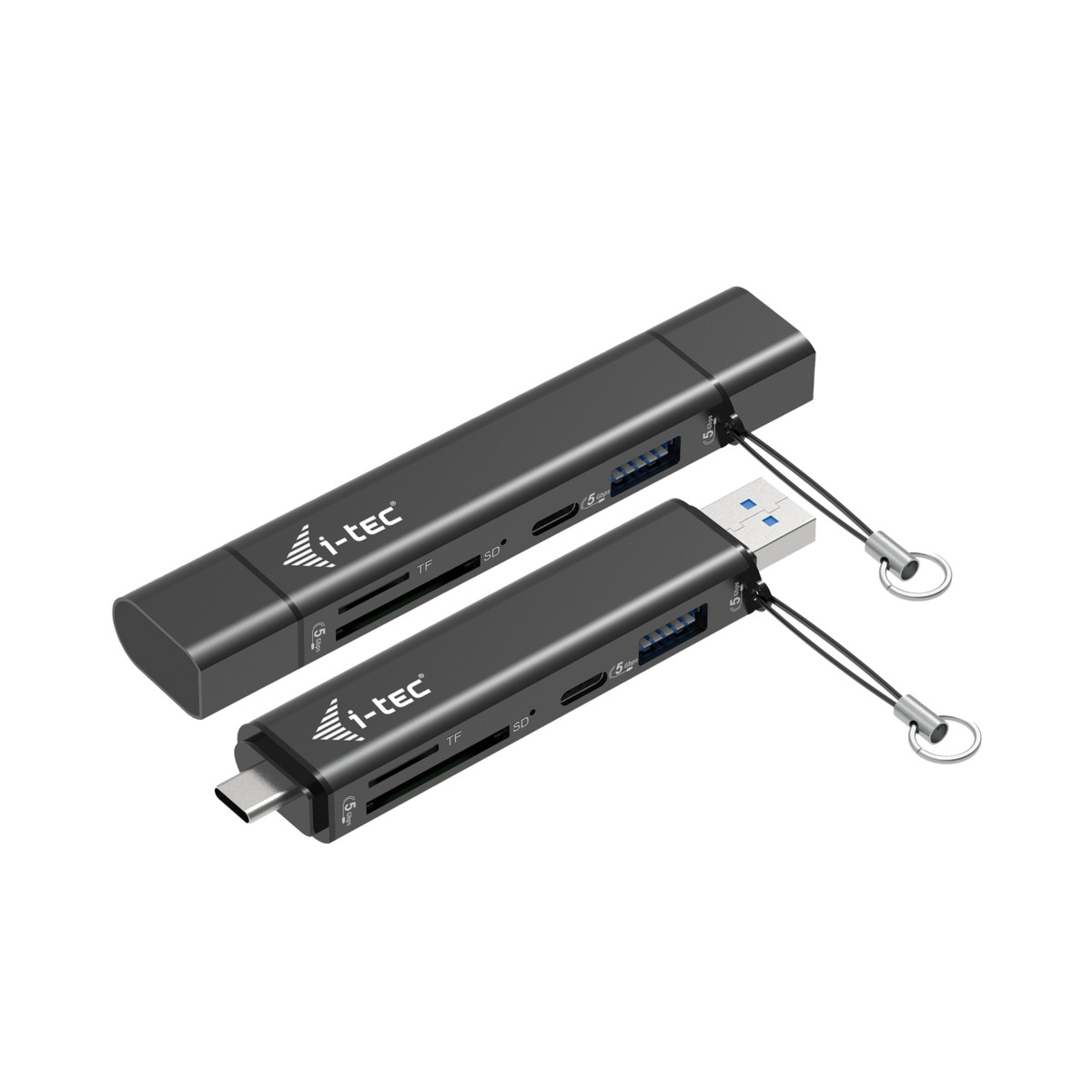 I-tec Usb-c/usb-a Dongle Sd, Tf And 2x Usb (1x Usb-a, 1x Usb-c)