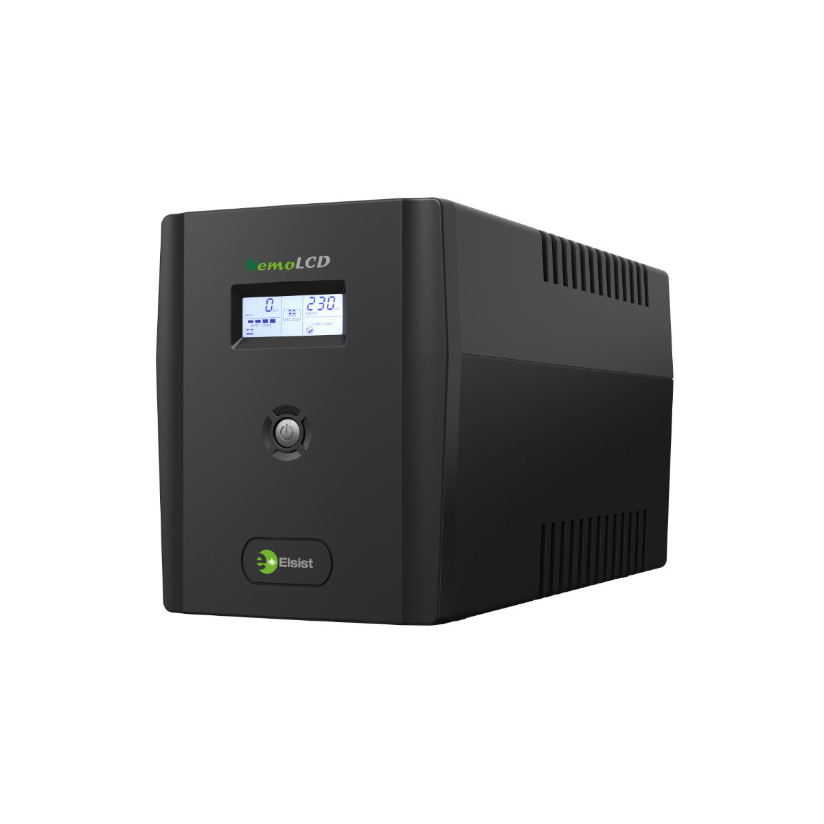 Elsist Usv Nemo Lcd 160 Line Interactive 1600va 600w 2xschuko 2xiec Usb Lcd