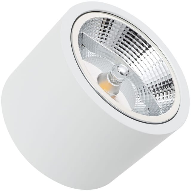 Ledkia - led Aufbaustrahler 12W Schwenkbar AR111 No Flicker 3000K Warmweiß