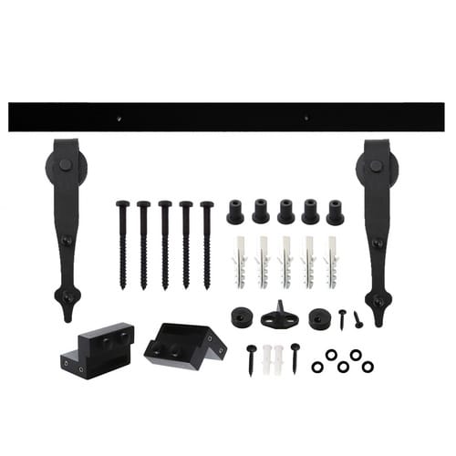 Intersteel - Schiebetürsystem 200 cm Classic Schwarz