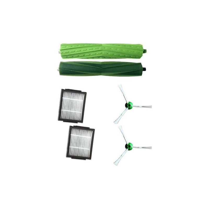 Ersatzzubehörset Für Irobot Roomba Serie I, Irobot I7, E5 Und E6: Anpassbarer Filter, Hauptbürste Und Seitenbürste