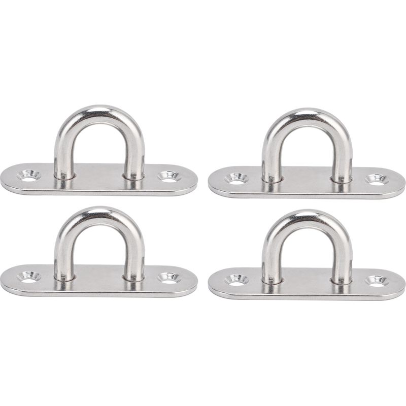 Ovale Hakenösen Aus Edelstahl 304, 8 Mm, Für Deckenpolster, Ösenplatten, Beschläge, Clipösen, 4 Stück