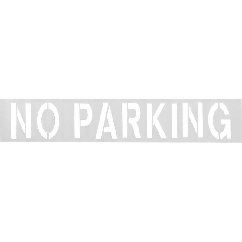 Silikonschablone Ohne Parkplatz, 12 Zoll, Set Wiederverwendbarer Buchstaben, Farbschablone Zur Markierung Von Fahrbahnrändern, Verkehrsschild