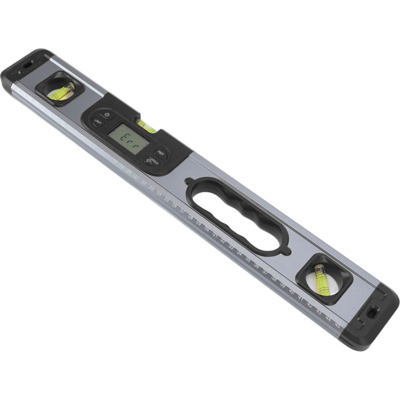 Digitale Wasserwaage Aus Aluminiumlegierung, 4 X 90°, 2 X 180°, Professionelle Elektronische Wasserwaage Für Messungen, Schwarz