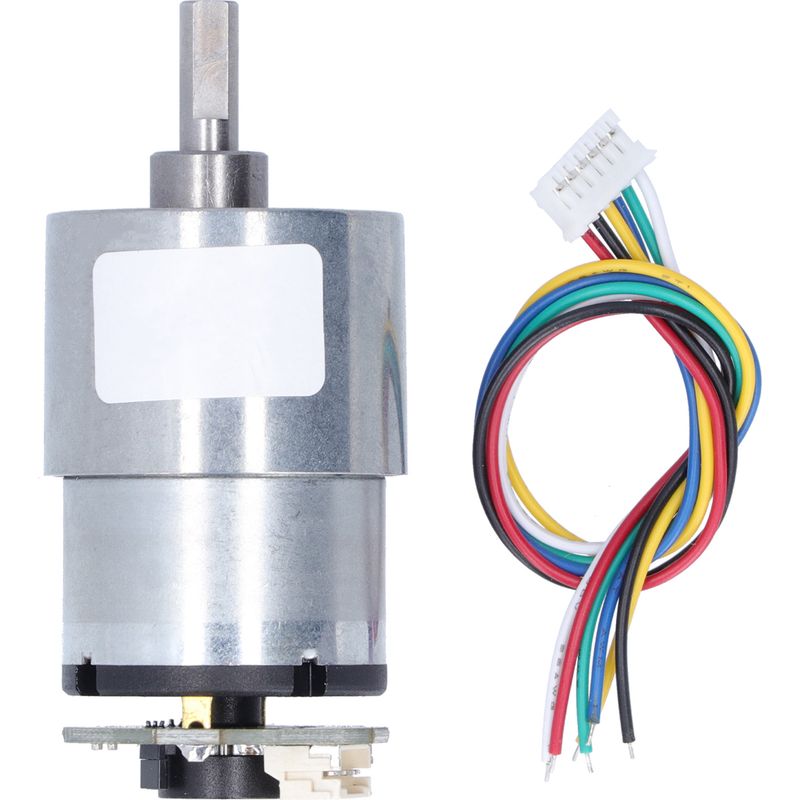 Jgb37-520 Mikro-gleichstrom-getriebemotor Mit Encoder, Dc 12 V, 530 U/min