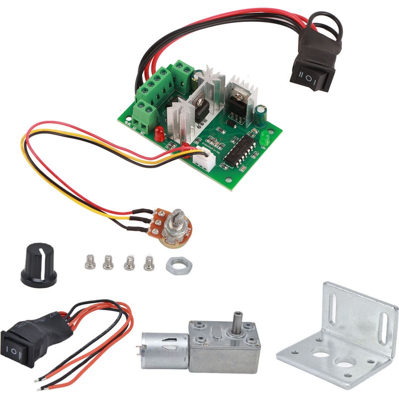 Dc12v Getriebemotor Mit Schneckengetriebe Und Jgy37012v40rpm Regler