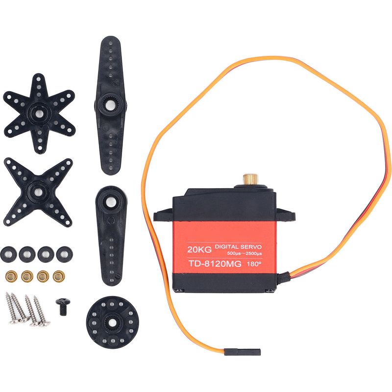 Td-8120mg 20-kg-servomotor, Hohes Drehmoment, Multifunktional, Digital, Geeignet Für Metall