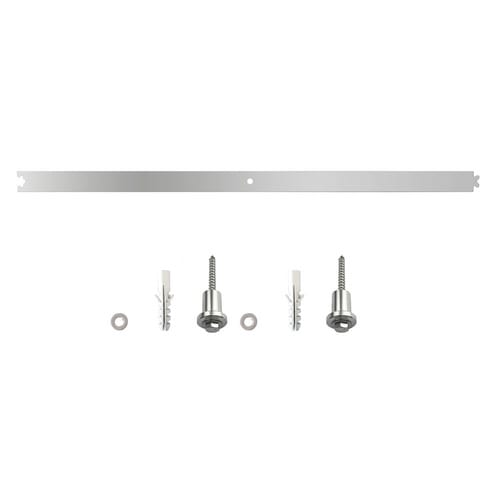 Intersteel - Zwischenschiene 90 cm Edelstahl gebürstet