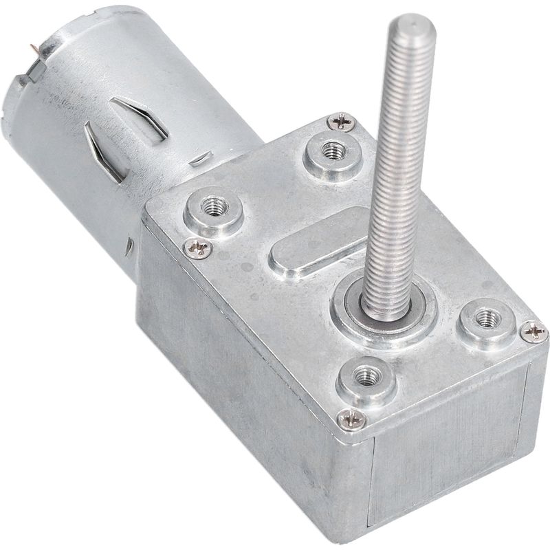 Selbsthemmender Schneckengetriebemotor Mit M6-gewinde, 50 Mm Wellenlänge, Jgy-370dc12v, 150 U/min